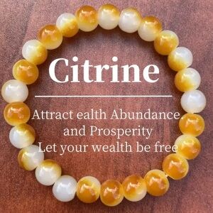 💎4/$20💎The “Sun Stone” Citrine Beaded Bracelet (PREVIEW)